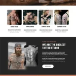 Tattoo Artists WordPress Theme